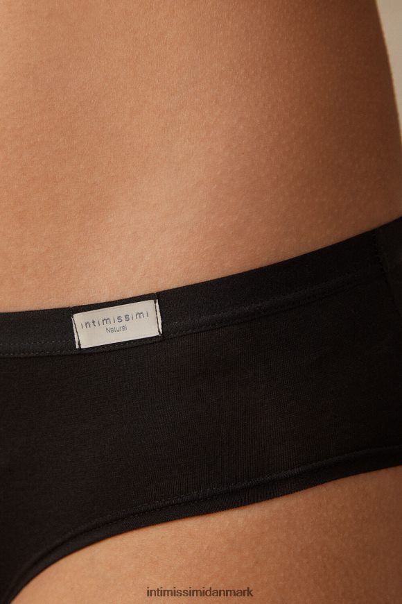 Intimissimi heldækkende bomuldsbukser Kvinder 019-sort undertøj 8DZ4XJ1029