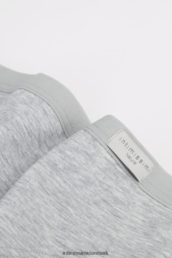 Intimissimi heldækkende bomuldsbukser Kvinder 031-lysegrå melange undertøj 8DZ4XJ1032