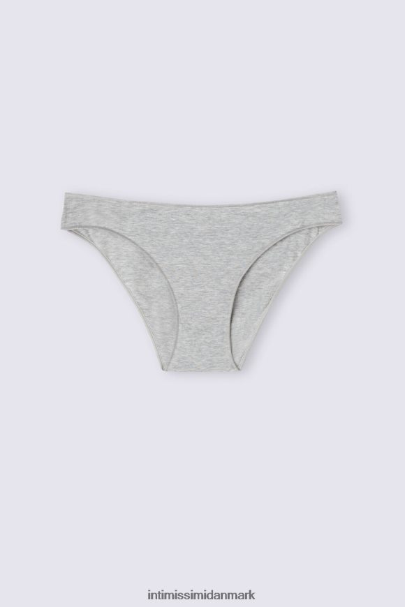 Intimissimi lav talje bomuldstrøjer Kvinder 031-lysegrå melange undertøj 8DZ4XJ921