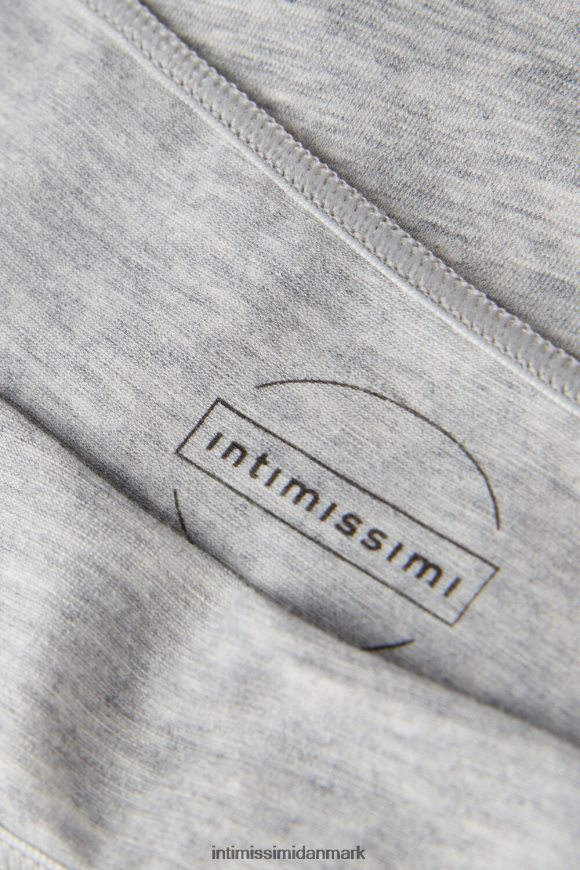 Intimissimi lav talje bomuldstrøjer Kvinder 031-lysegrå melange undertøj 8DZ4XJ921