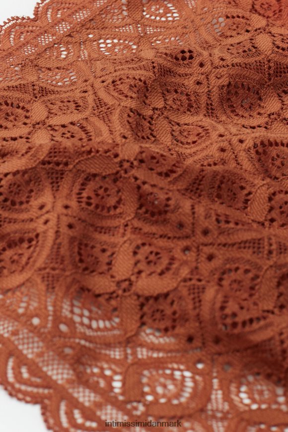 Intimissimi lavtaljede blondetrusser Kvinder 332j-lys kanel undertøj 8DZ4XJ876