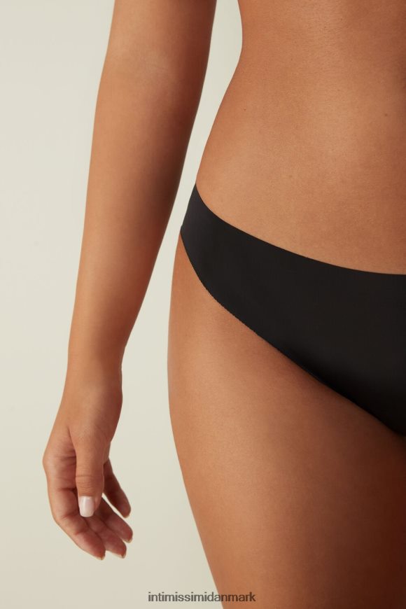 Intimissimi sømløse trusser i mikrofiber med tætsiddende pasform Kvinder 019-sort undertøj 8DZ4XJ1169