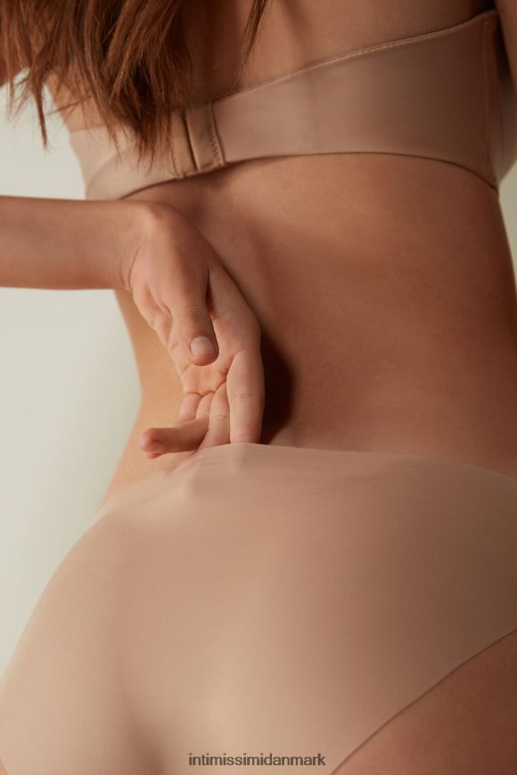 Intimissimi sømløse trusser i mikrofiber med tætsiddende pasform Kvinder 044-blød beige undertøj 8DZ4XJ1171