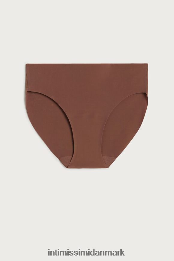 Intimissimi sømløse trusser i mikrofiber med tætsiddende pasform Kvinder 502i-mørk beige undertøj 8DZ4XJ1137
