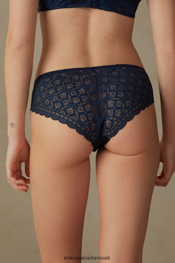 Intimissimi silke- og blondetrusser Kvinder 1467-intens blå undertøj 8DZ4XJ1049