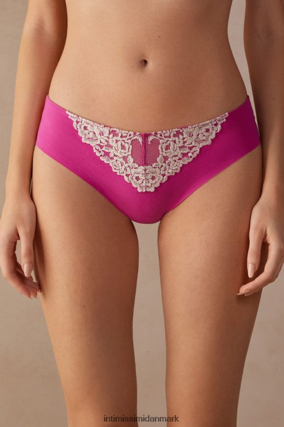 Intimissimi smukke blomster sømløse trusser i bomuld Kvinder 213j-valentin pink/elfenben undertøj 8DZ4XJ972
