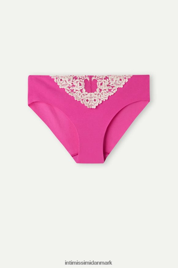 Intimissimi smukke blomster sømløse trusser i bomuld Kvinder 213j-valentin pink/elfenben undertøj 8DZ4XJ972
