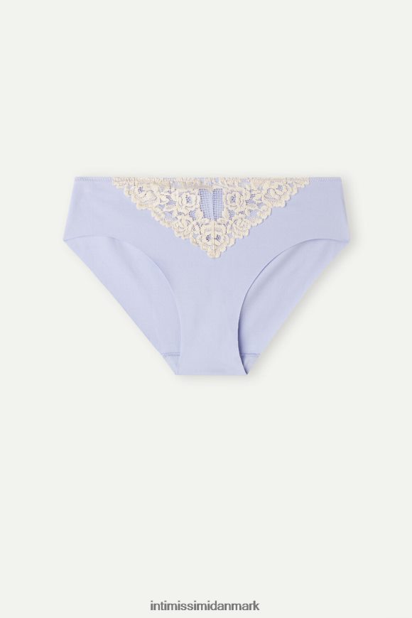 Intimissimi smukke blomster sømløse trusser i bomuld Kvinder 214j-sød lavendel/elfenben undertøj 8DZ4XJ962