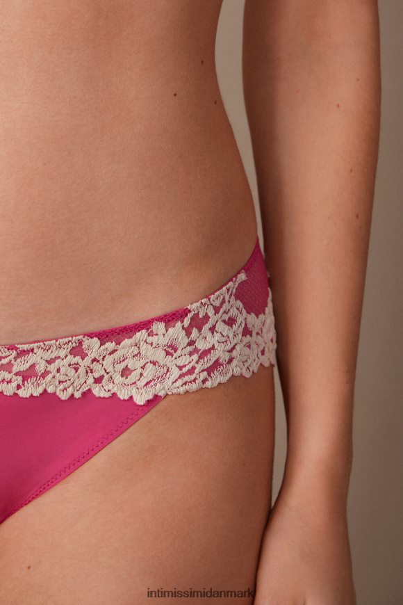 Intimissimi smukke blomster trusser Kvinder 213j-valentin pink/elfenben undertøj 8DZ4XJ971