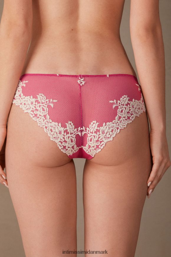 Intimissimi smukke blomster trusser Kvinder 213j-valentin pink/elfenben undertøj 8DZ4XJ971