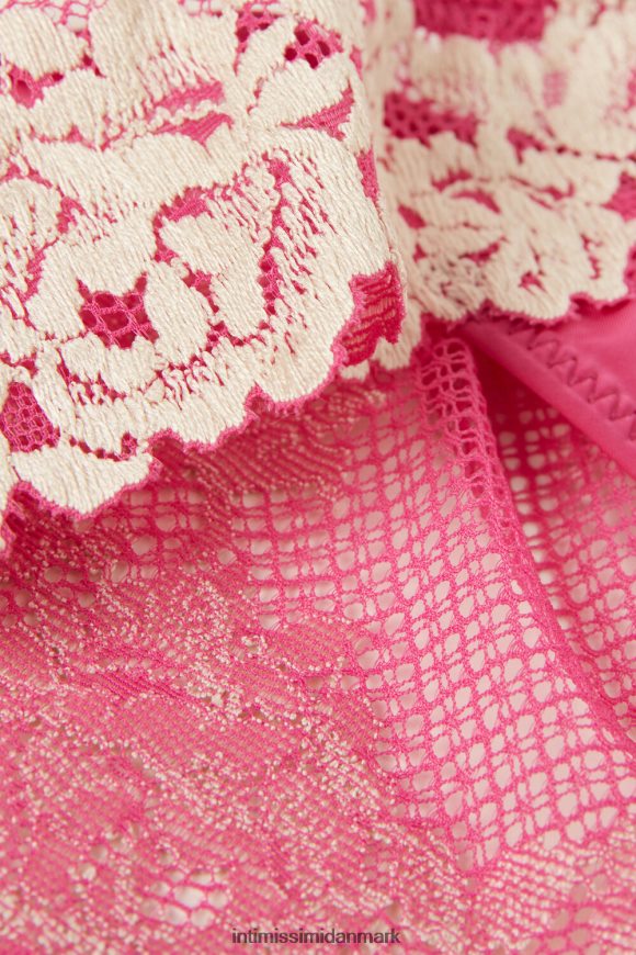 Intimissimi smukke blomster trusser Kvinder 213j-valentin pink/elfenben undertøj 8DZ4XJ971