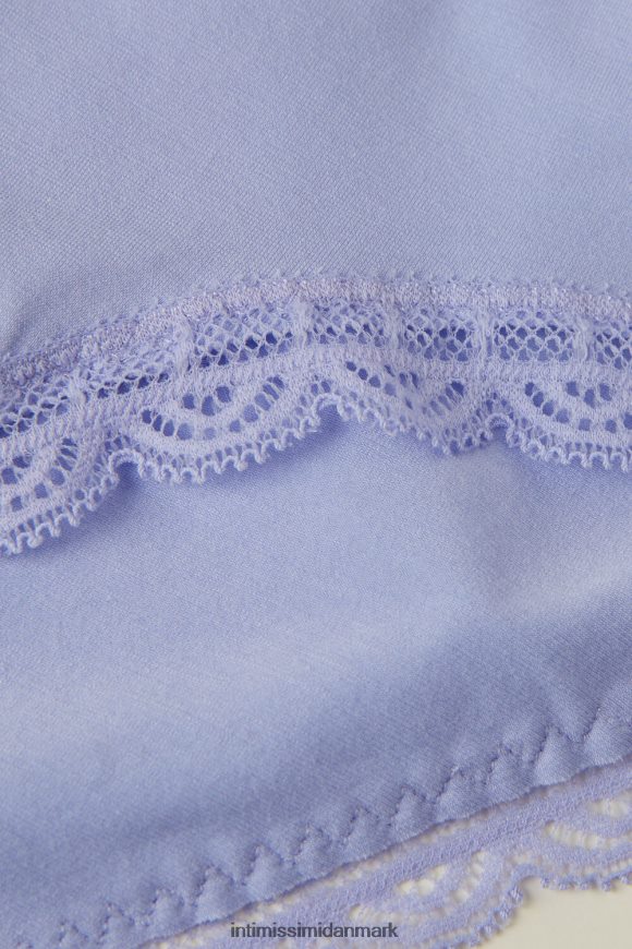 Intimissimi trusser af bomuld og blonder Kvinder 212j-sød lavendel undertøj 8DZ4XJ996