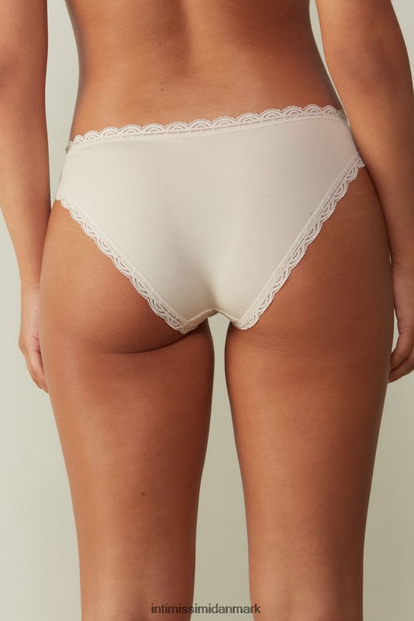 Intimissimi trusser af bomuld og blonder Kvinder 2280-lyserød silke undertøj 8DZ4XJ1064