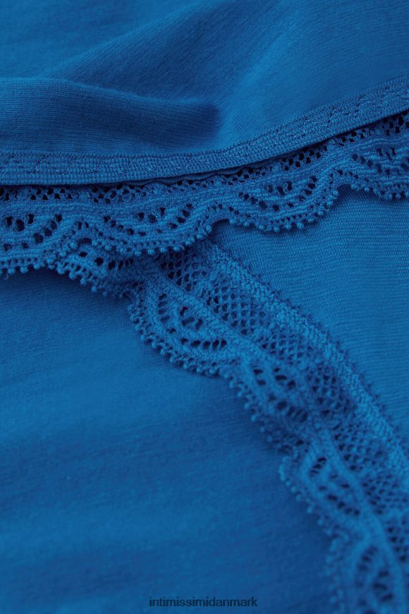 Intimissimi trusser af bomuld og blonder Kvinder 328j-nautisk blå undertøj 8DZ4XJ916