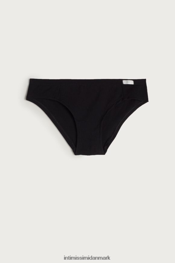 Intimissimi trusser af naturlig bomuld Kvinder 019-sort undertøj 8DZ4XJ1197