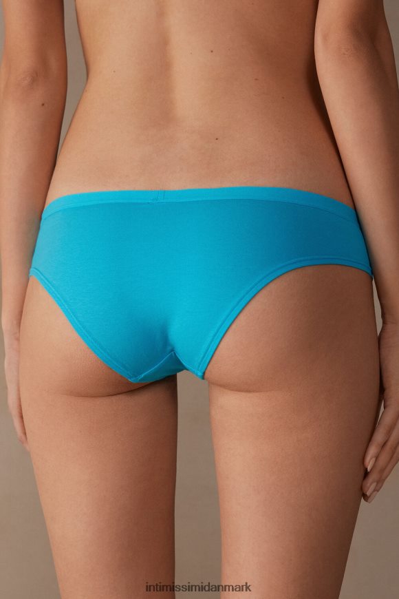 Intimissimi trusser af naturlig bomuld Kvinder 210j-digital turkis undertøj 8DZ4XJ987