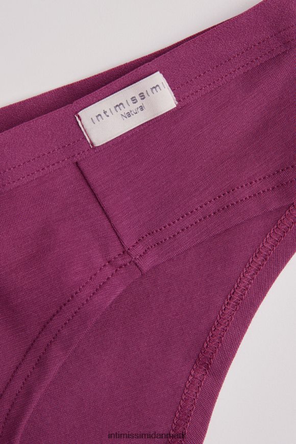 Intimissimi trusser af naturlig bomuld Kvinder 345j-lilla vin undertøj 8DZ4XJ866