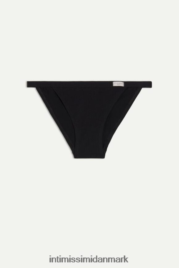 Intimissimi trusser af naturlig bomuld med sidestropper Kvinder 019-sort undertøj 8DZ4XJ1112