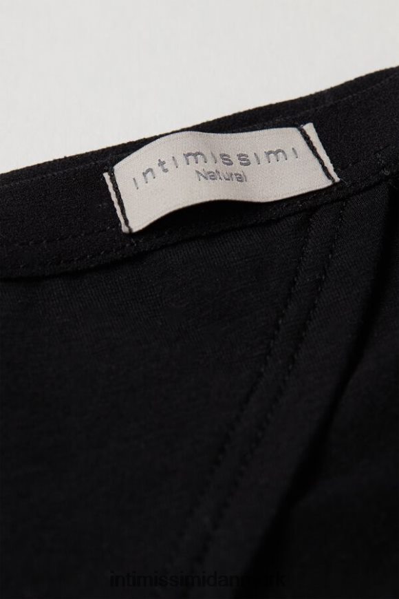 Intimissimi trusser af naturlig bomuld med sidestropper Kvinder 019-sort undertøj 8DZ4XJ1112