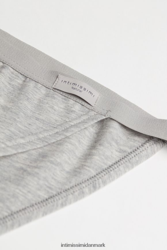 Intimissimi trusser af naturlig bomuld med sidestropper Kvinder 031-lysegrå melange undertøj 8DZ4XJ1111