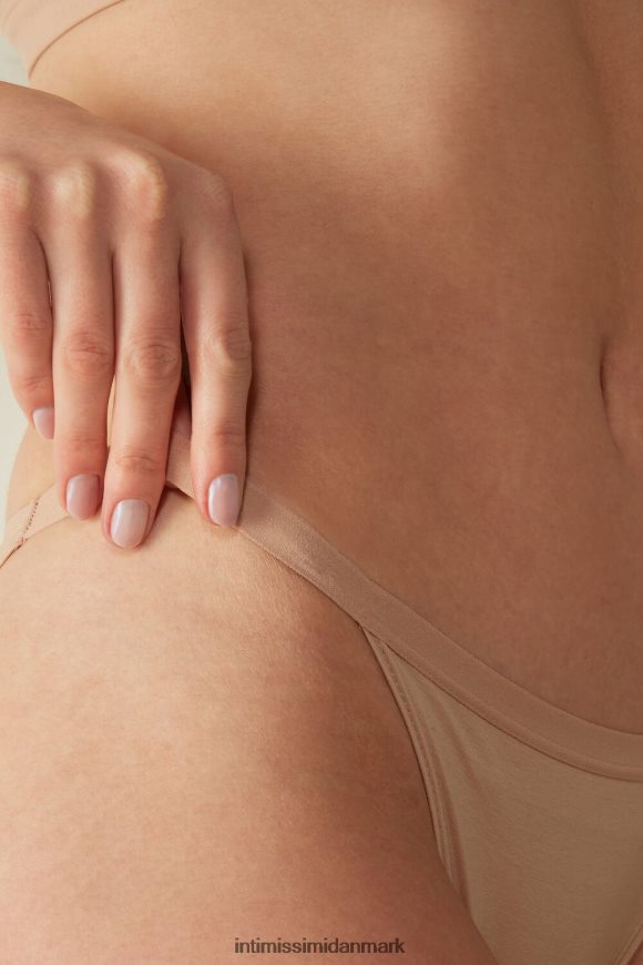 Intimissimi trusser af naturlig bomuld med sidestropper Kvinder 044-blød beige undertøj 8DZ4XJ1110