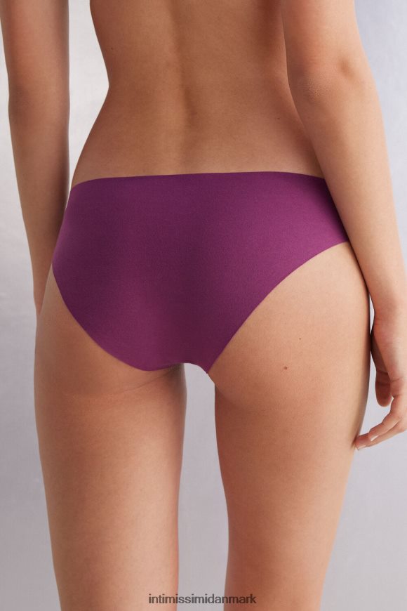 Intimissimi trusser i råt skåret bomuld Kvinder 345j-lilla vin undertøj 8DZ4XJ903