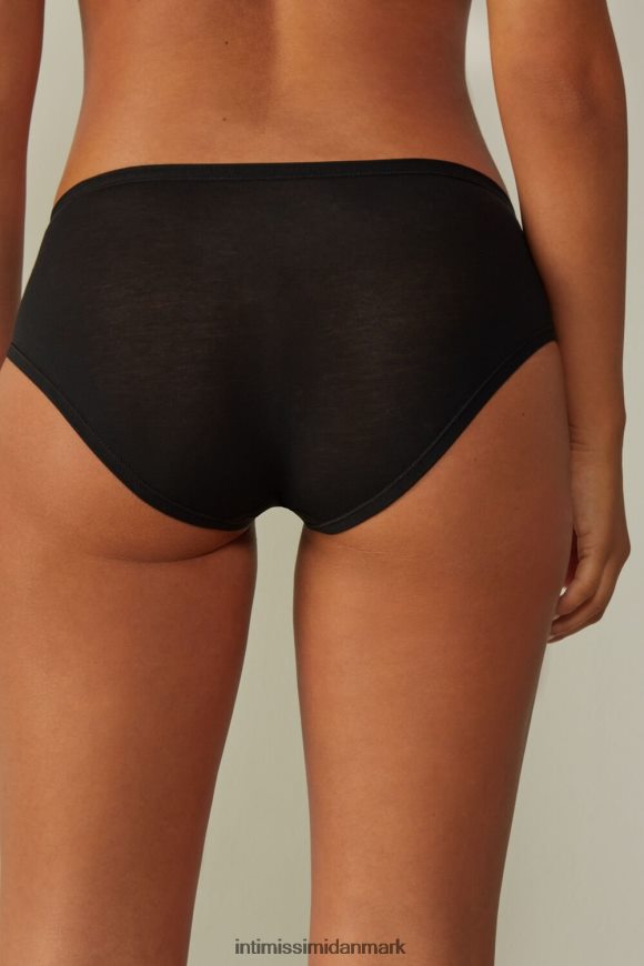 Intimissimi ultralette supima bomuldstrusser Kvinder 019-sort undertøj 8DZ4XJ1142