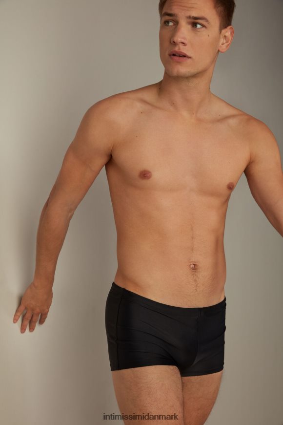 Intimissimi almindelige firkantede badebukser Mænd 019-sort beklædning 8DZ4XJ453