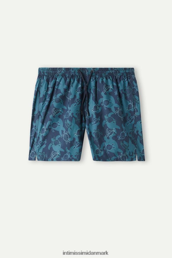 Intimissimi badeshorts med skildpaddeprint Mænd 274j-skildpadde-print dyb blå beklædning 8DZ4XJ427