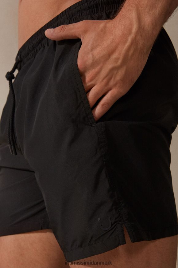 Intimissimi ensfarvede badeshorts Mænd 019-sort beklædning 8DZ4XJ446