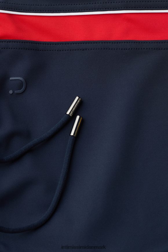 Intimissimi firkantede badeshorts med sidebånd Mænd 287j-dyb blå/rød beklædning 8DZ4XJ436