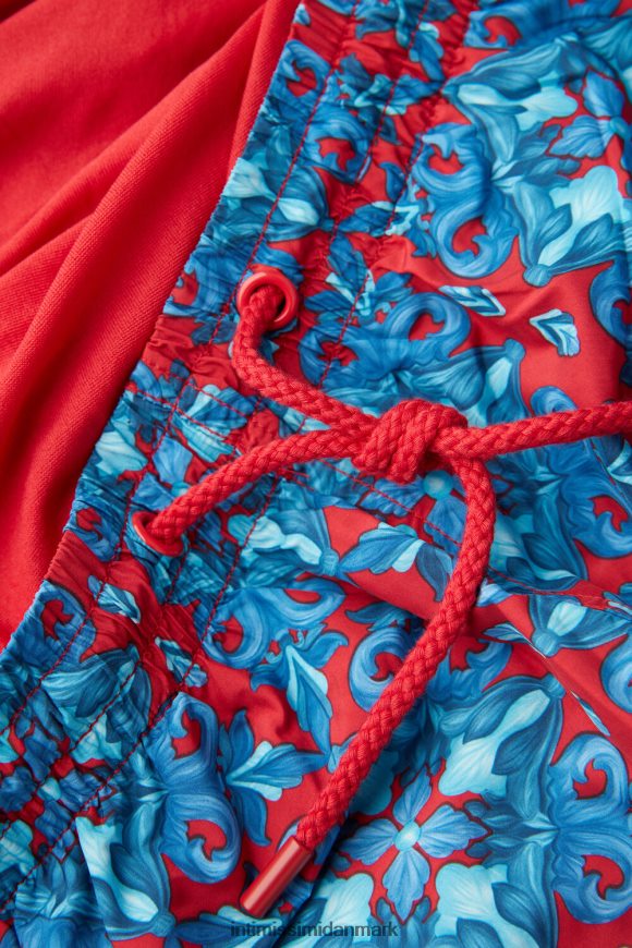 Intimissimi røde badeshorts med marokkansk print Mænd 260j-marokkansk print sporty rød beklædning 8DZ4XJ405