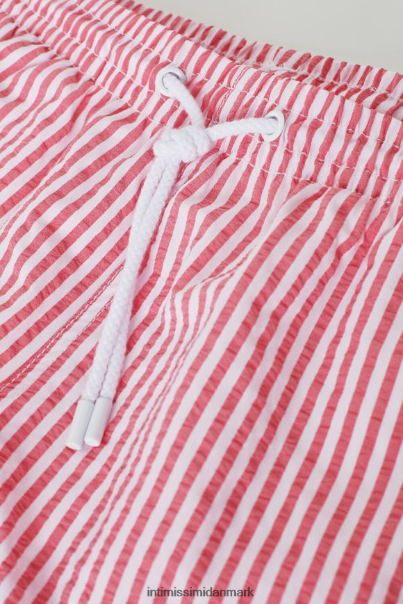 Intimissimi stribede seersucker badeshorts Mænd 939i-hvid/rød beklædning 8DZ4XJ448