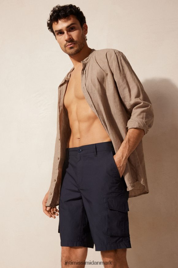 Intimissimi cargo shorts i bomuld Mænd 7520-blå beklædning 8DZ4XJ172