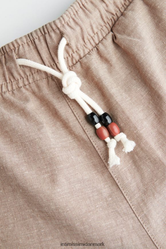 Intimissimi hør- og bomuldsbukser Mænd 295j-tobak beklædning 8DZ4XJ176