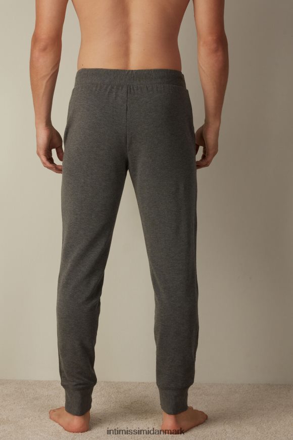 Intimissimi lange mikromodale bukser Mænd 5227-koksgrå melange beklædning 8DZ4XJ219