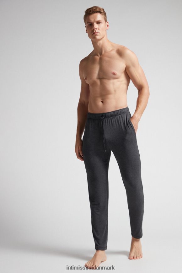 Intimissimi lange silke- og modalbukser Mænd 040-mørk grå blanding beklædning 8DZ4XJ263