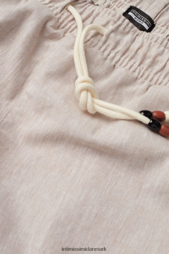 Intimissimi shorts af hør og bomuld Mænd 917i-hvidt linned beklædning 8DZ4XJ170