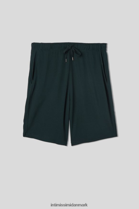 Intimissimi silke og modal pique shorts Mænd 132j-mørkegrøn beklædning 8DZ4XJ153