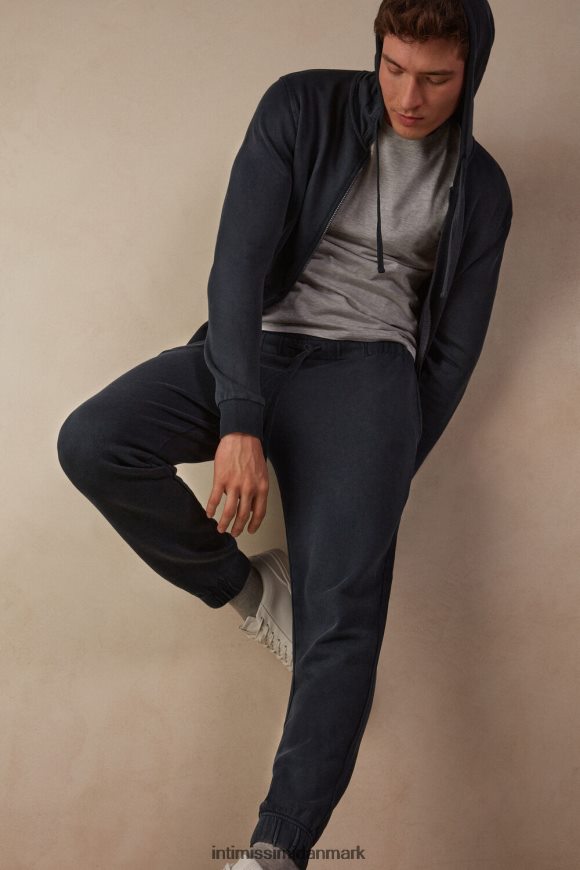 Intimissimi vasket kollektion lange fleecebukser Mænd 763i-blå beklædning 8DZ4XJ184