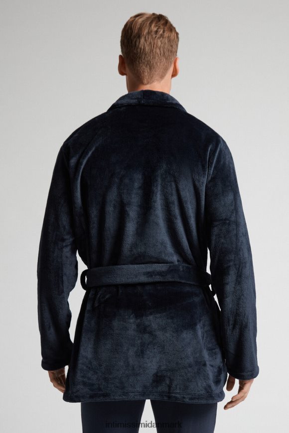 Intimissimi fleece morgenkåbe Mænd 800-midnatsblå beklædning 8DZ4XJ304