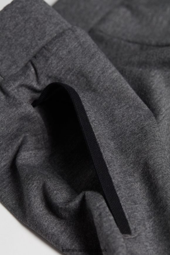 Intimissimi cropped basic supima bomuldspyjamas Mænd 5227-koksgrå melange beklædning 8DZ4XJ306