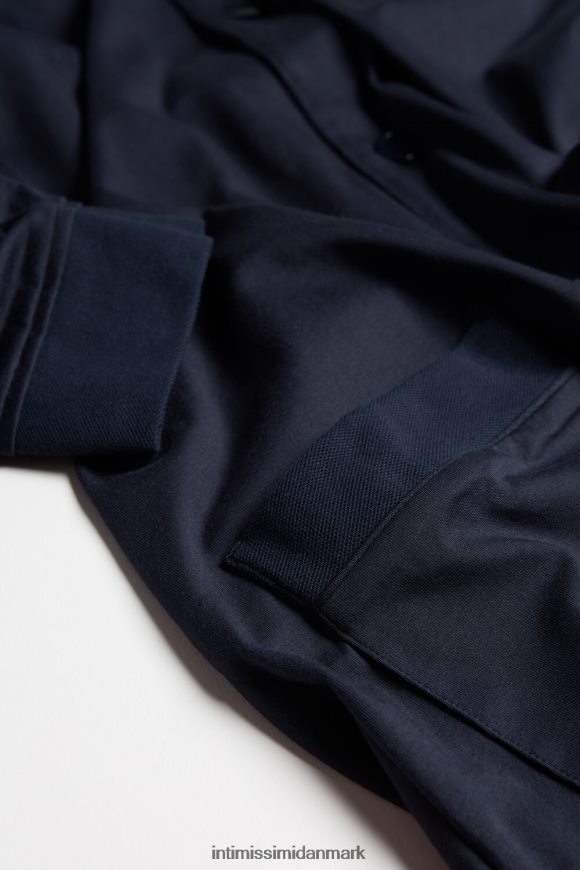 Intimissimi lang pyjamas i supima bomuld Mænd 800-midnatsblå beklædning 8DZ4XJ315