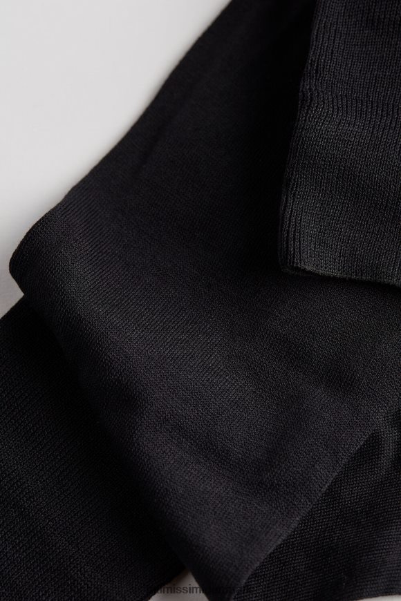 Intimissimi lange satin bomulds lisle sokker Mænd 019-sort sokker 8DZ4XJ390