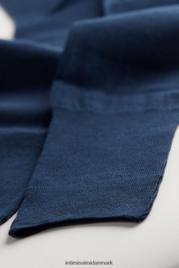Intimissimi lange satin bomulds lisle sokker Mænd 2168-lyseblå grå sokker 8DZ4XJ370