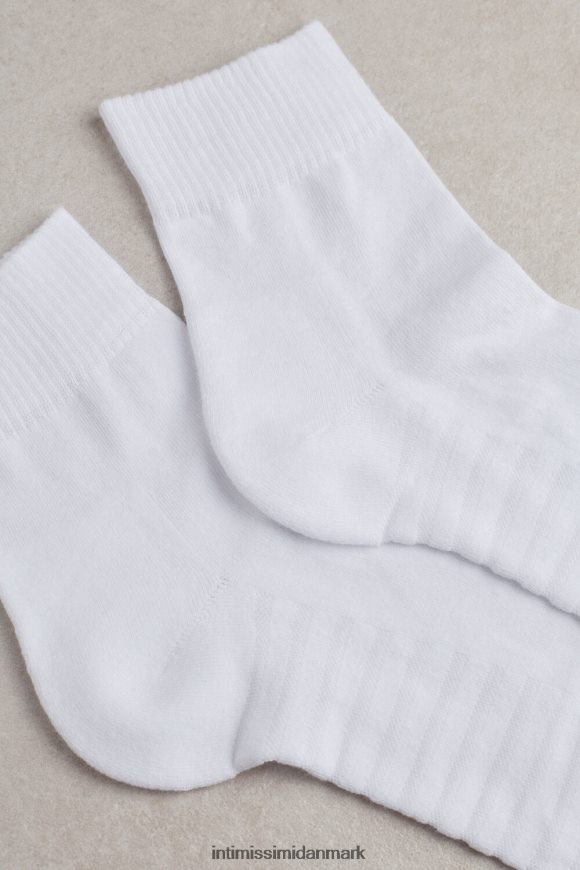 Intimissimi ekstra korte frottéstrømper i bomuld Mænd 001-hvid sokker 8DZ4XJ369