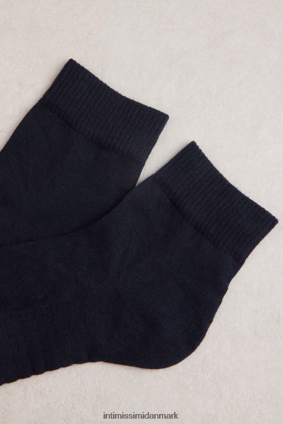 Intimissimi ekstra korte frottéstrømper i bomuld Mænd 016-blå sokker 8DZ4XJ368