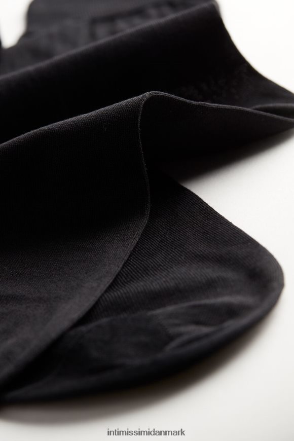 Intimissimi korte lisle sokker i satin bomuld Mænd 019-sort sokker 8DZ4XJ393