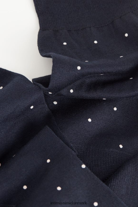 Intimissimi korte strømper i mønstret lisle bomuld Mænd 049j-prikker-print midnatsblå sokker 8DZ4XJ341