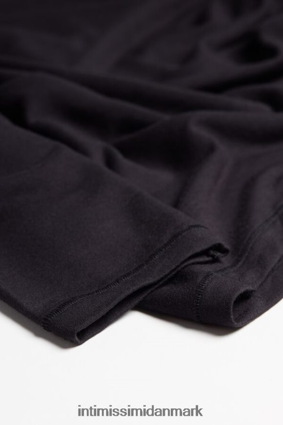 Intimissimi langærmet modal-cashmir top Mænd 019-sort beklædning 8DZ4XJ255